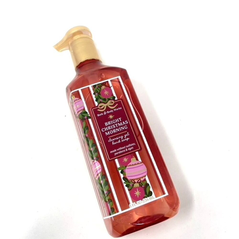 Bath & Body Works Bright Christmas Morning Cleansing Gel And Hand Soap